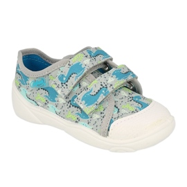Zapatillas para niños de Befado para velcro 907p156 azul Zapatillas para niños de Befado para velcro 907p156 azul