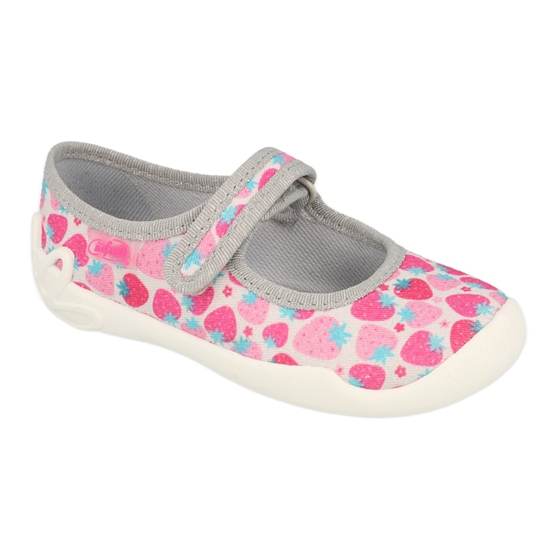 Zapatos befado niño 114X485 rosado gris