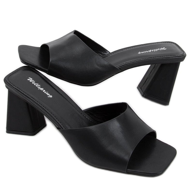 Sandalias negras de tacón Dionne negro