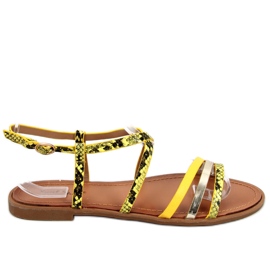 Sandalias mujer Bavi Amarillo