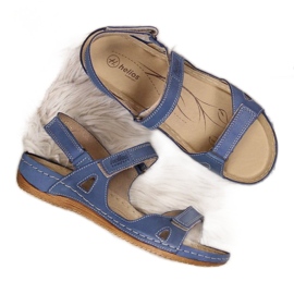 Sandalias cómodas Helios W H205A azul marino Sandalias cómodas Helios W H205A azul marino