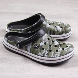 Pantuflas American Club Jr.AM578B camuflaje caqui verde Pantuflas American Club Jr.AM578B camuflaje caqui verde