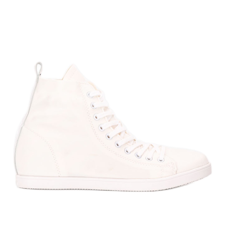 Zapatillas tobilleras Karita crema blanco crudo