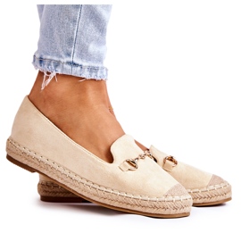 S.Barski Alpargatas Mujer Classic Slip-on Beige Oresa