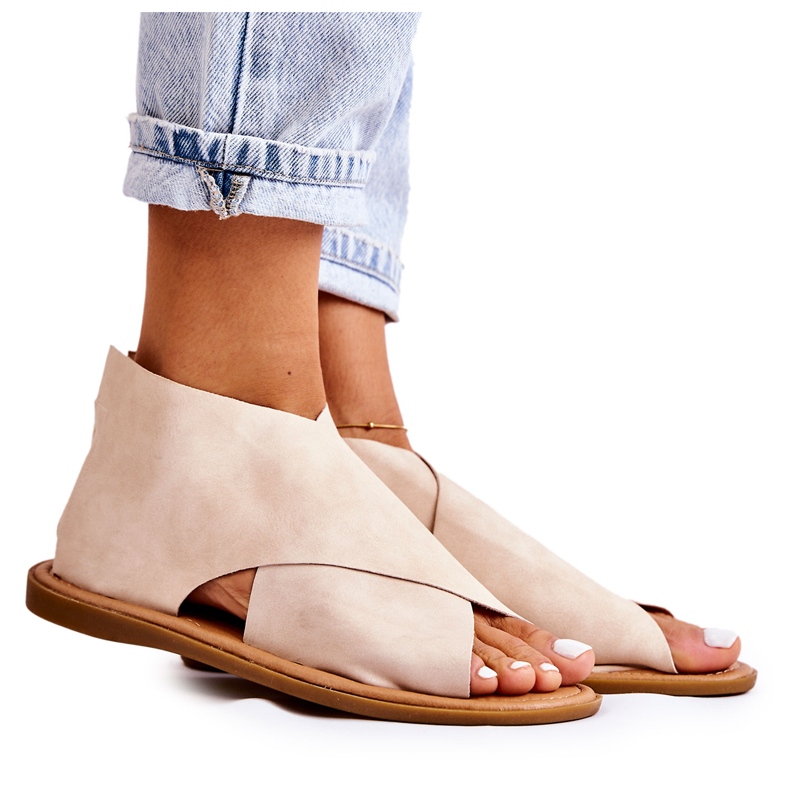 S.Barski Sandalias Mujer Piel Beige Catalise