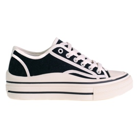 SHELOVET Zapatillas en la plataforma negro