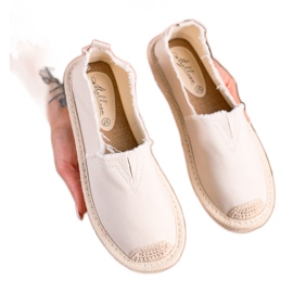 SHELOVET Alpargatas ligeras mujer beige