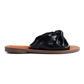 SHELOVET Zapatillas de mujer de moda negro