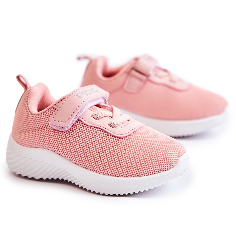 FR1 Deportivas Infantiles Con Velcro Rosa Lexy rosado