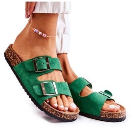FB1 Slip-on verde de mujer Misandei