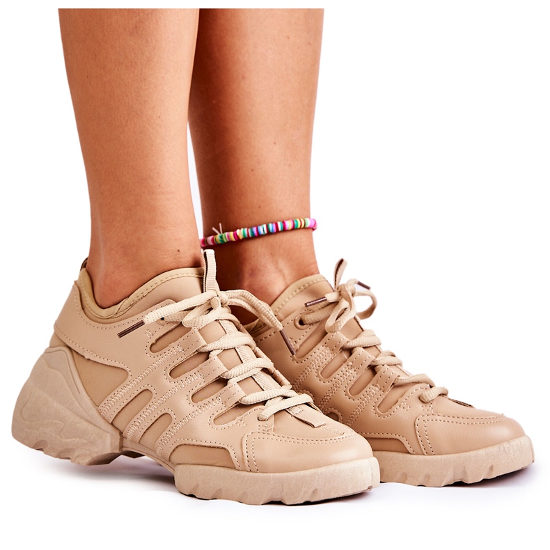 PG2 Deportivas deportivas mujer Azella zapatos beige