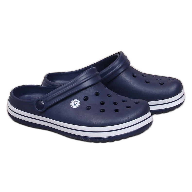 Chanclas de piscina de hombre azul marino American Club