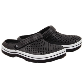 News Pantuflas foam negro calado NOVEDADES