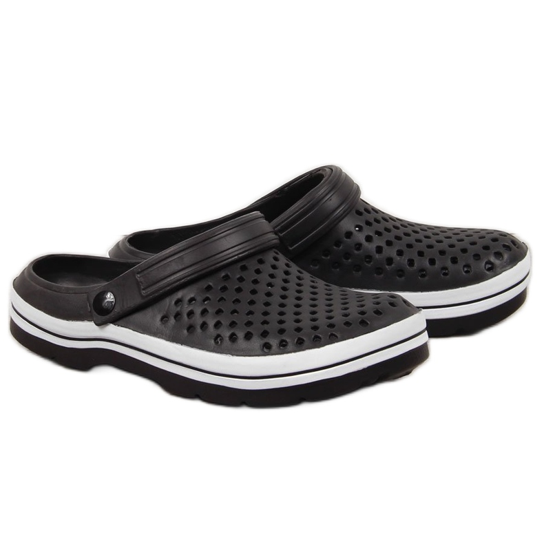 News Pantuflas foam negro calado NOVEDADES