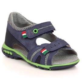 Sandalias niño con velcro azul marino Kornecki 6313