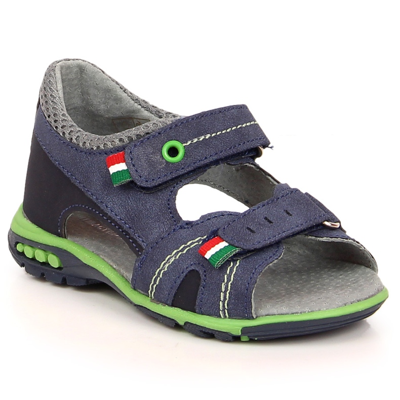 Sandalias niño con velcro azul marino Kornecki 6313