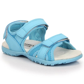 Sandalias infantiles American Club velcro azul