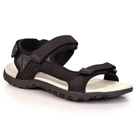 Sandalias deportivas American Club negras con velcros negro