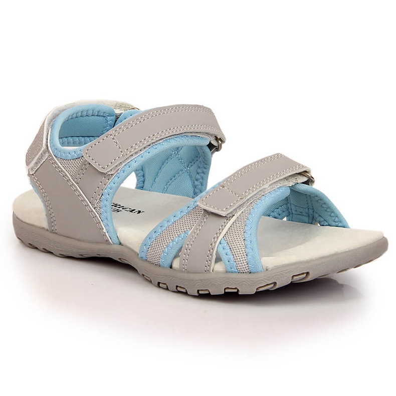 Sandalia sport niña American Club gris