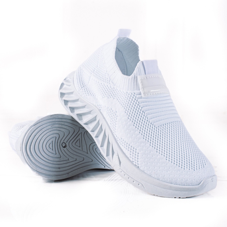 SHELOVET Calzado deportivo sin cordones blanco SHELOVET Calzado deportivo sin cordones blanco