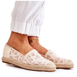 S.Barski Alpargatas Clásicas Mujer Caladas Catris Beige