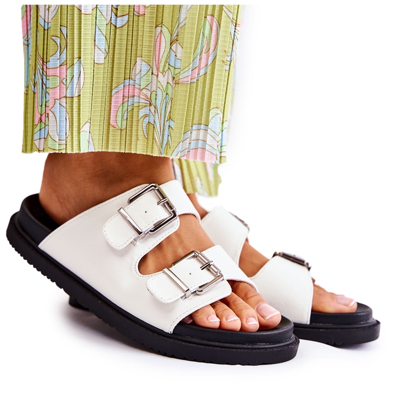 PJ1 Pantuflas Clásicas Mujer Blancas Weston blanco PJ1 Pantuflas Clásicas Mujer Blancas Weston blanco