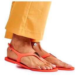 PH1 Sandalias Mujer Naranja Neón Tormenta PH1 Sandalias Mujer Naranja Neón Tormenta