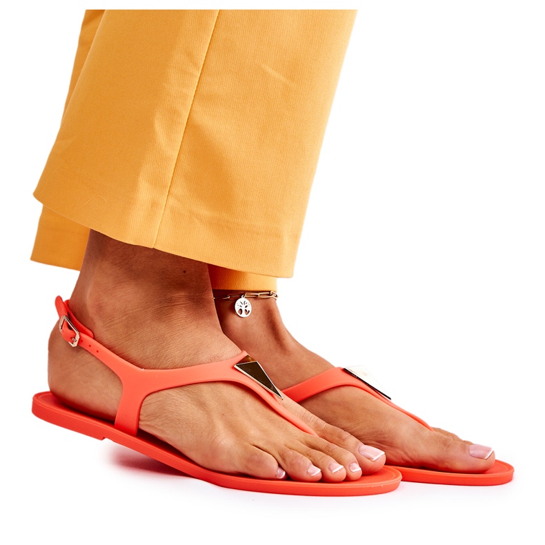 PH1 Sandalias Mujer Naranja Neón Tormenta