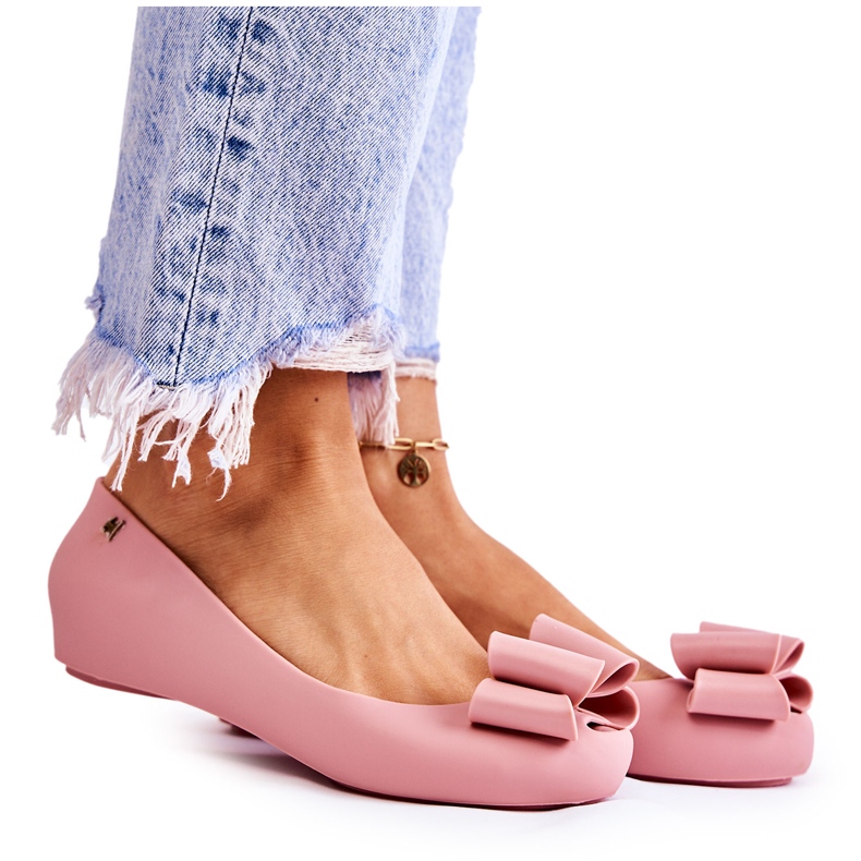 PH1 Bailarinas Mujer De Goma Con Lazo Florete Rosa rosado PH1 Bailarinas Mujer De Goma Con Lazo Florete Rosa rosado