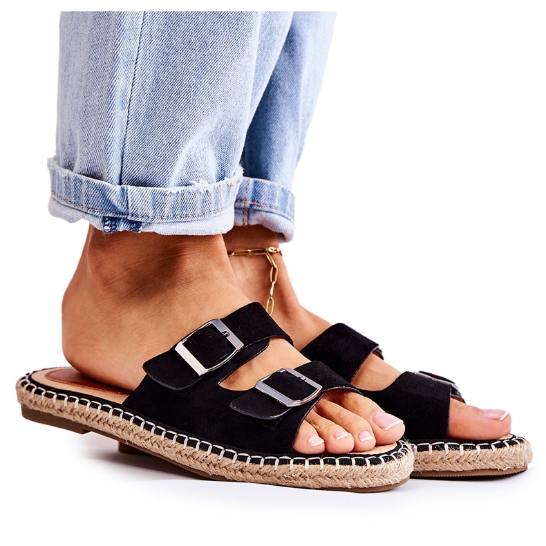 PG1 Zapatillas Mujer Clásicas Ante Negro Casilda