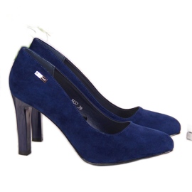Zapatos de salón de mujer Sergio Leone azul marino