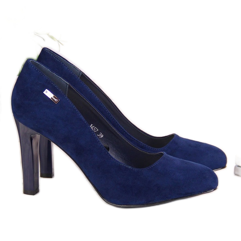 Zapatos de salón de mujer Sergio Leone azul marino