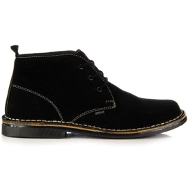 Botas hombre M Gregor piel negra negro Botas hombre M Gregor piel negra negro