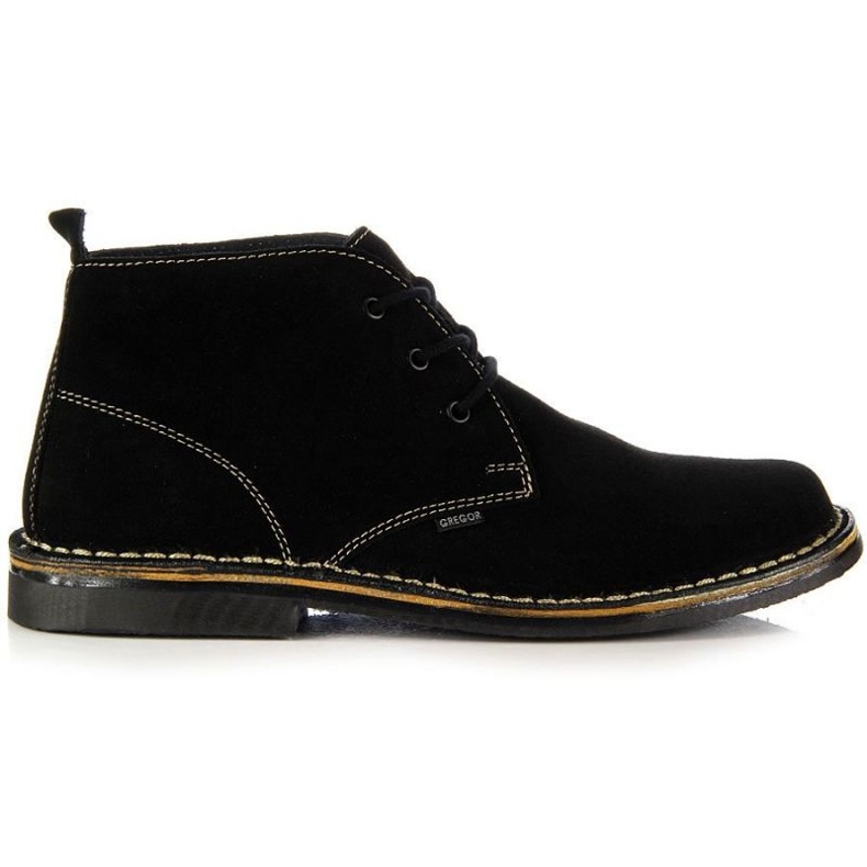 Botas hombre M Gregor piel negra negro