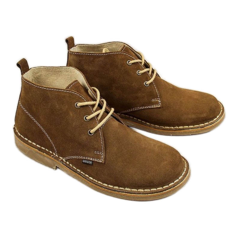 BM Botas de hombre M Gregor piel marrón