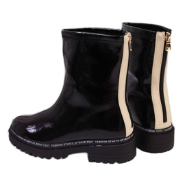 BM Botas mujer charol negro lacado W S. Barski