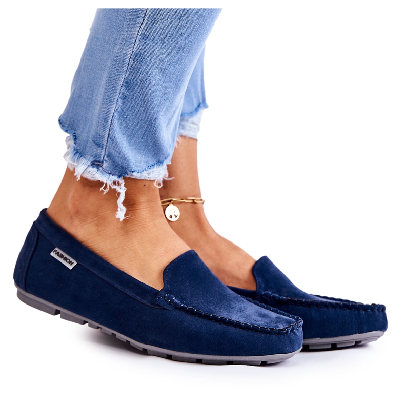 PH1 Mocasines Mujer Ante Azul Marino Millare