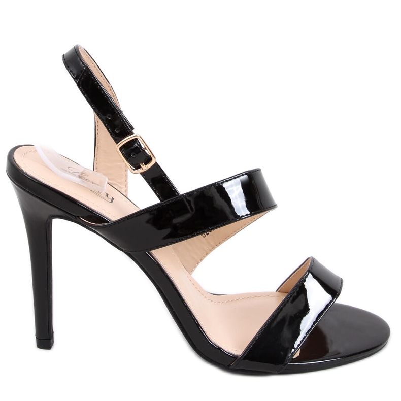 Sandalias de tacón alto Amanda Black negro