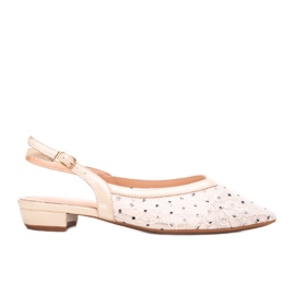 Bailarinas Marlioz encaje beige