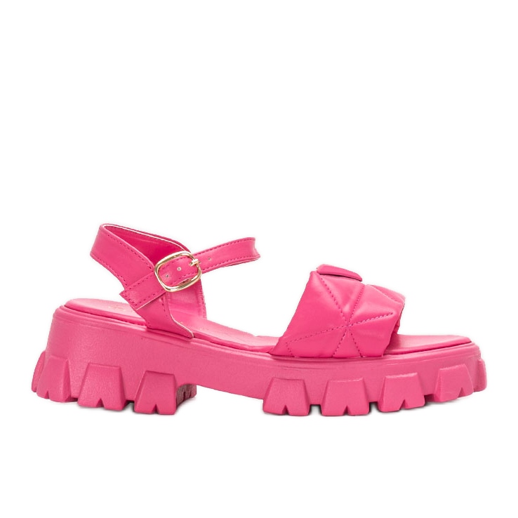 Sandalias rosas en la plataforma Ferlandi rosado