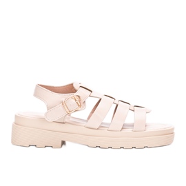 Sandalias mujer Bradama beige