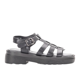 Sandalias negras de mujer de Bradam negro