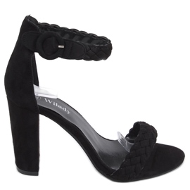 Sandalias Donna Black en el puesto negro