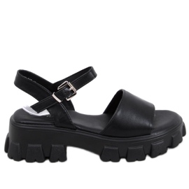 Sandalias con suela gruesa Saint Black negro