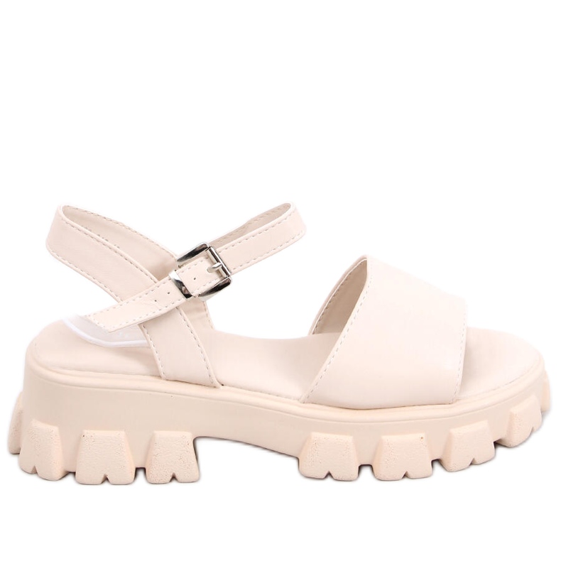 Sandalias con suela gruesa Saint Beige