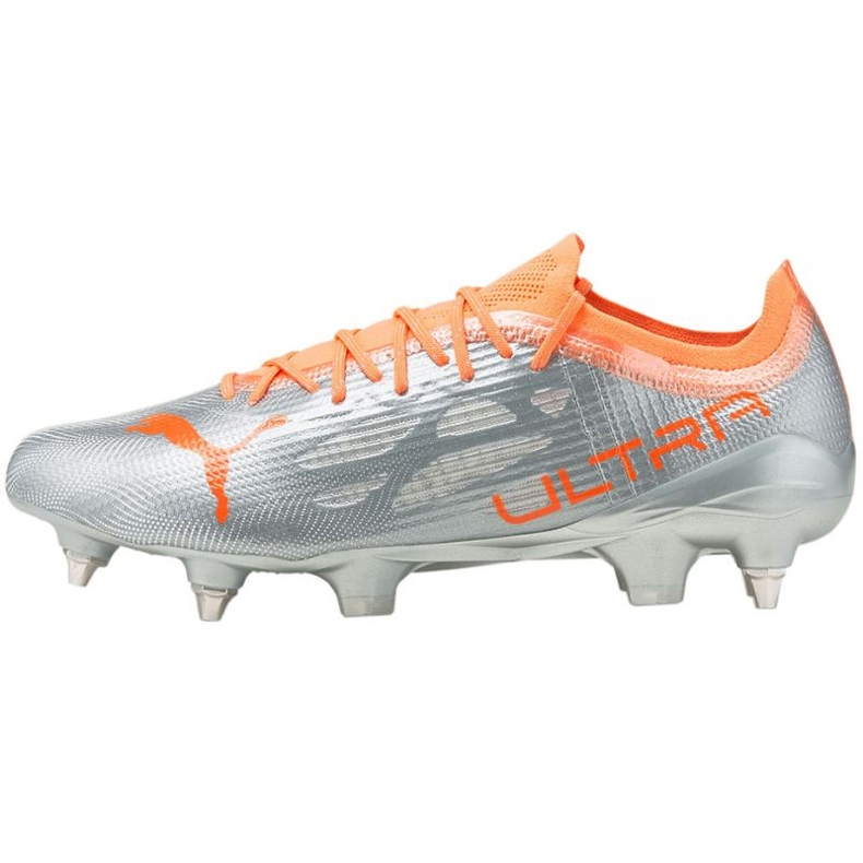Botas de fútbol Puma Ultra 1.4 MxSG M 106718 01 gris plata