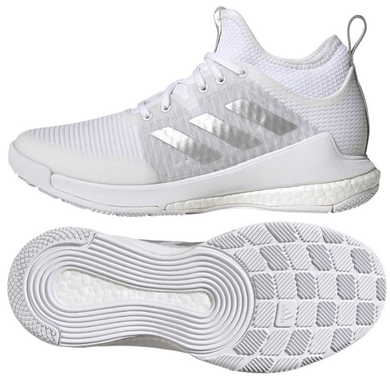 Adidas CrazyFlight Mid W GY9278 zapatillas de voleibol blanco blanco