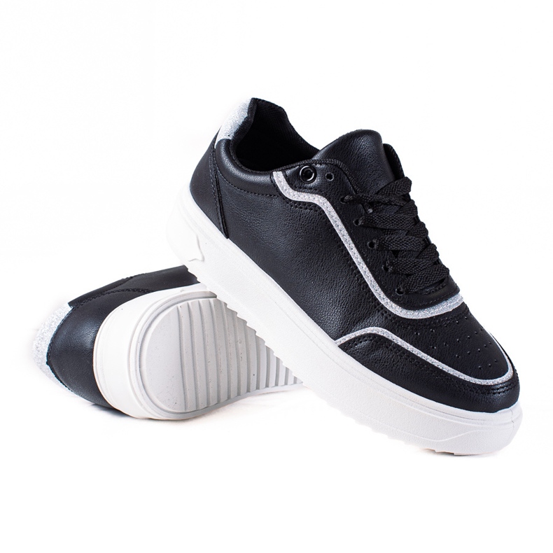 SHELOVET Zapatos deportivos negros