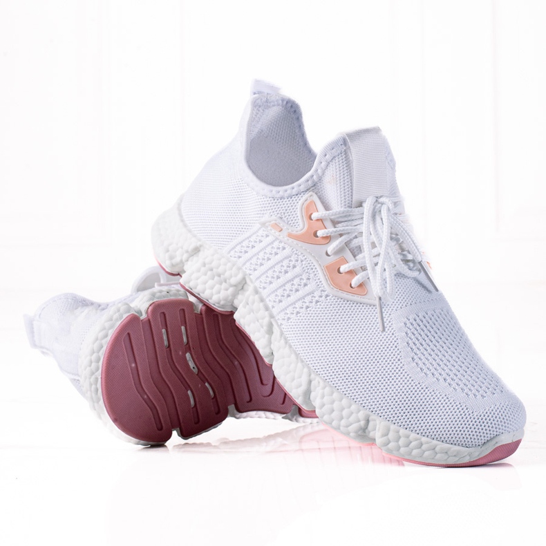 SHELOVET Zapatos deportivos ligeros blanco