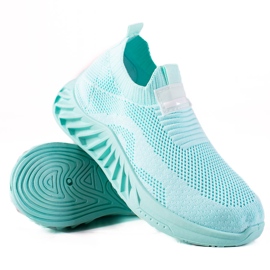 SHELOVET Calzado deportivo sin cordones verde